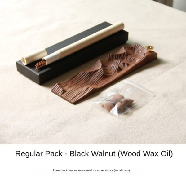 Black walnut regular pack with TCM incense, sticks—wellness.
