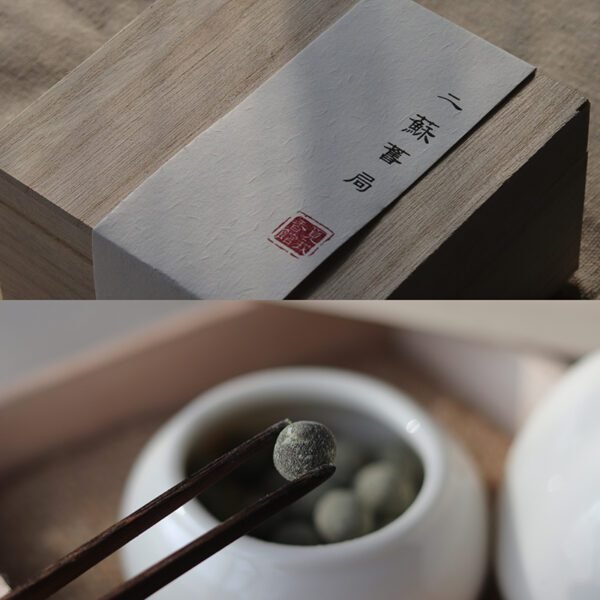 Traditional herbal medicine in decorative packaging