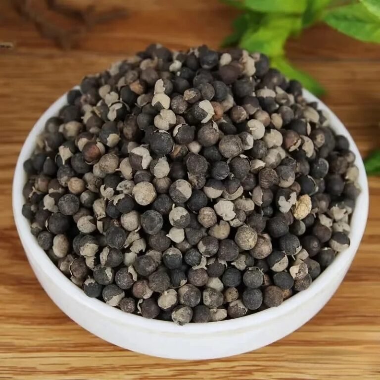 A bowl of Vitex rotundifolia – a traditional Chinese medicinal herb.